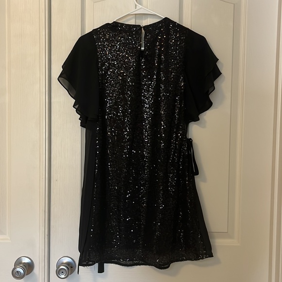Laundry by Shelli Segal 0P black sequin dress - Picture 8 of 9